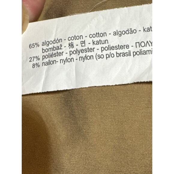 Zara Basic Khaki Hooded Outerwear Jacket Womens Size Small - Picture 9 of 9